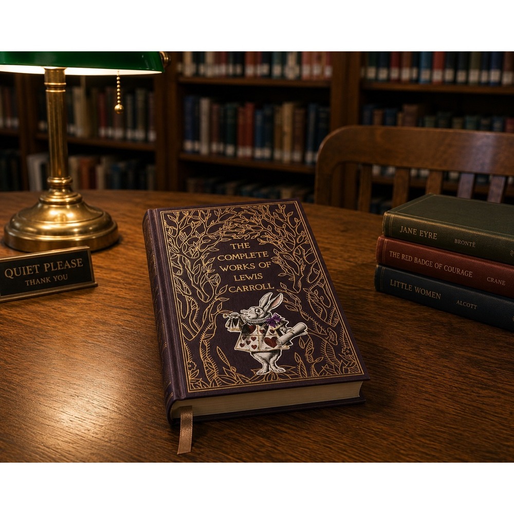The Complete Works of Lewis Carroll Hardcover Book Set Leather Barnes & Noble